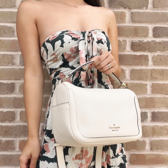 Kate Spade Top Zip Satchel Hobo Crossbody Leather - Picture 6 of 9